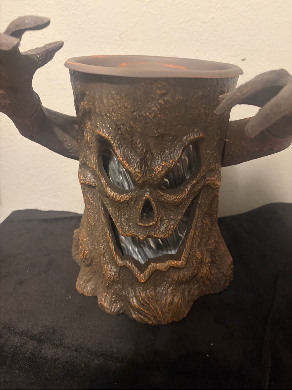 Michaels Brown Haunted Tree Stump Lantern